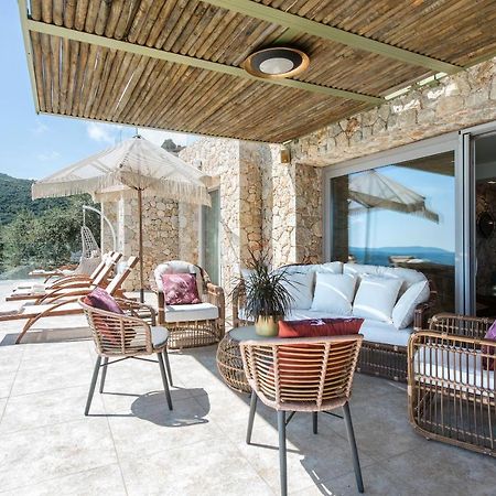 Summerwine Luxury Villa Sea View Private Pool Spartylas エクステリア 写真