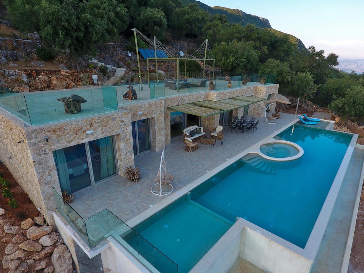 Summerwine Luxury Villa Sea View Private Pool Spartylas エクステリア 写真