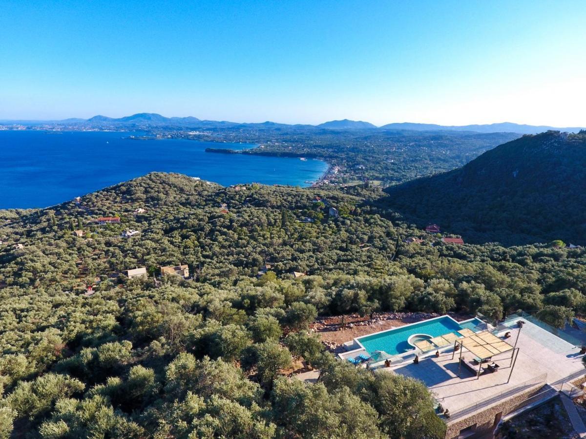 Summerwine Luxury Villa Sea View Private Pool Spartylas エクステリア 写真