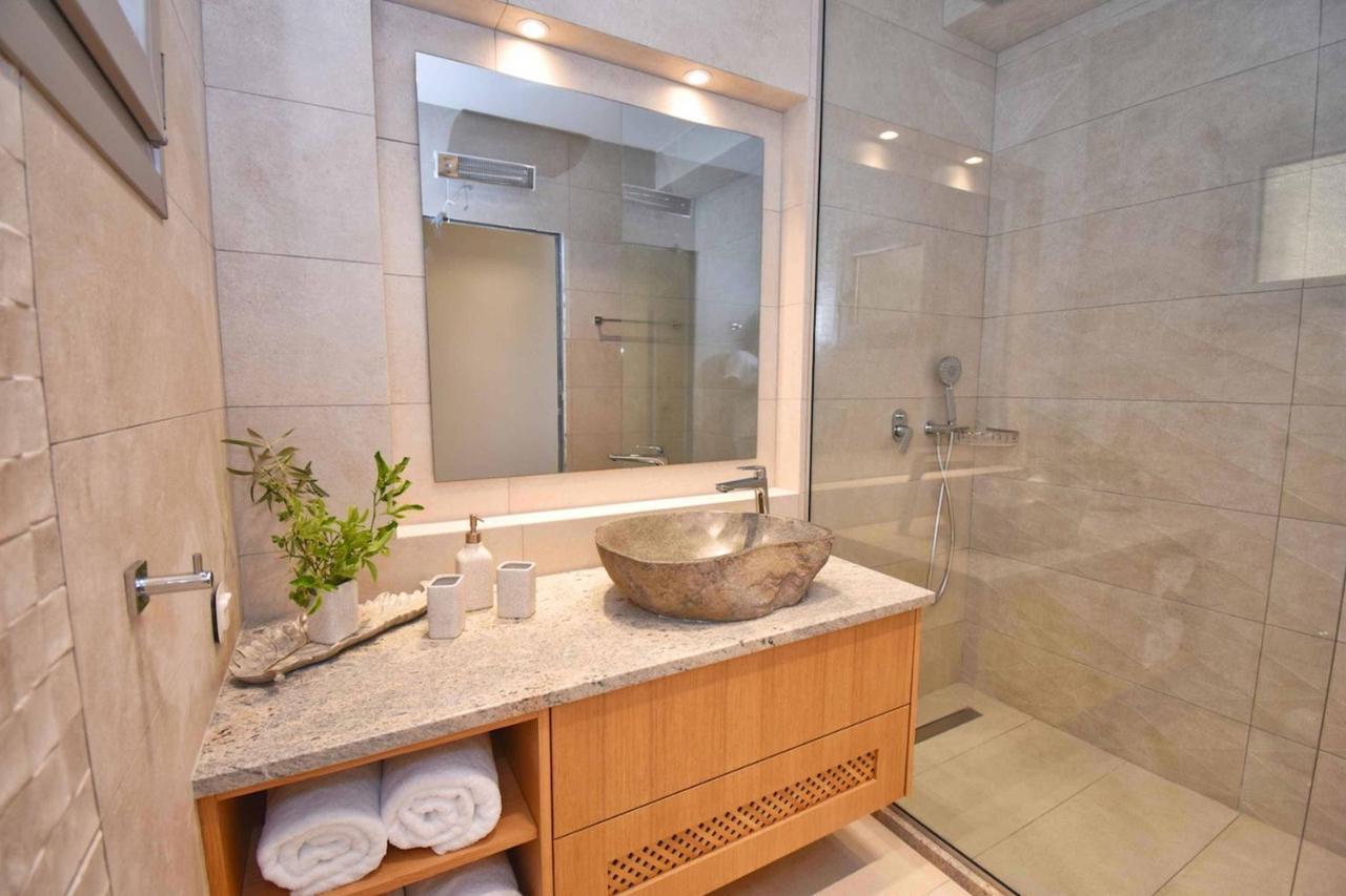 Summerwine Luxury Villa Sea View Private Pool Spartylas エクステリア 写真