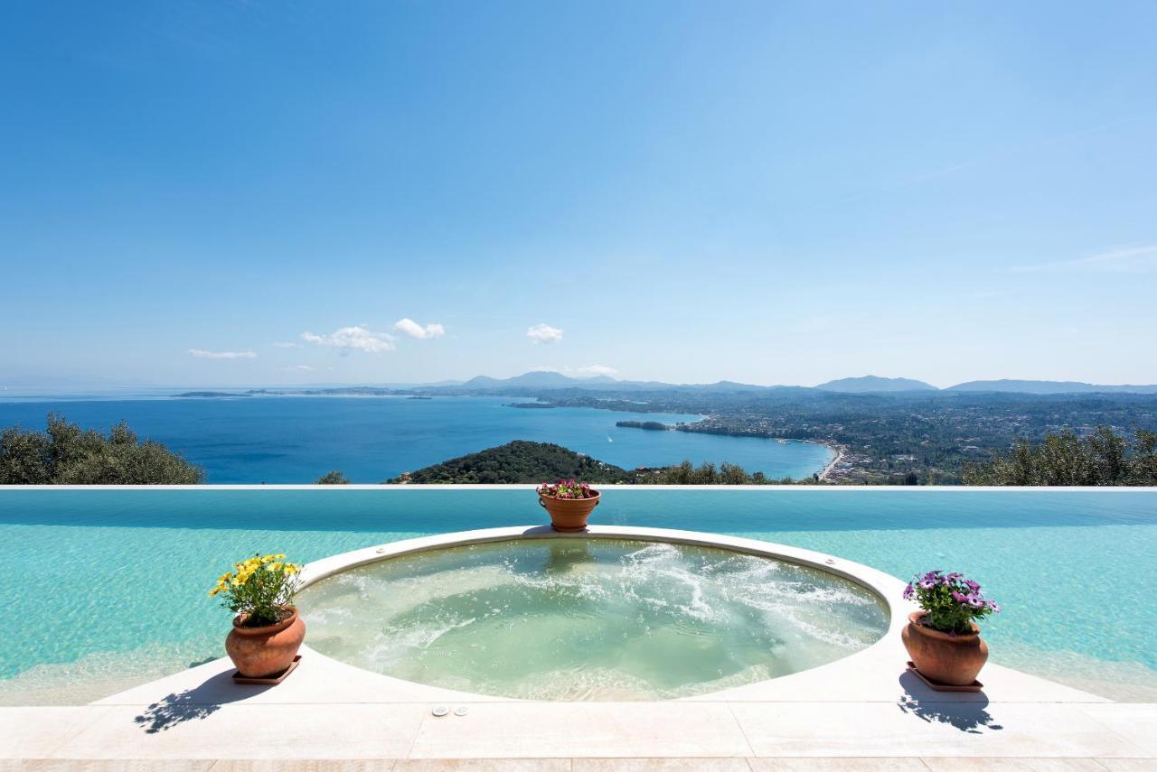 Summerwine Luxury Villa Sea View Private Pool Spartylas エクステリア 写真