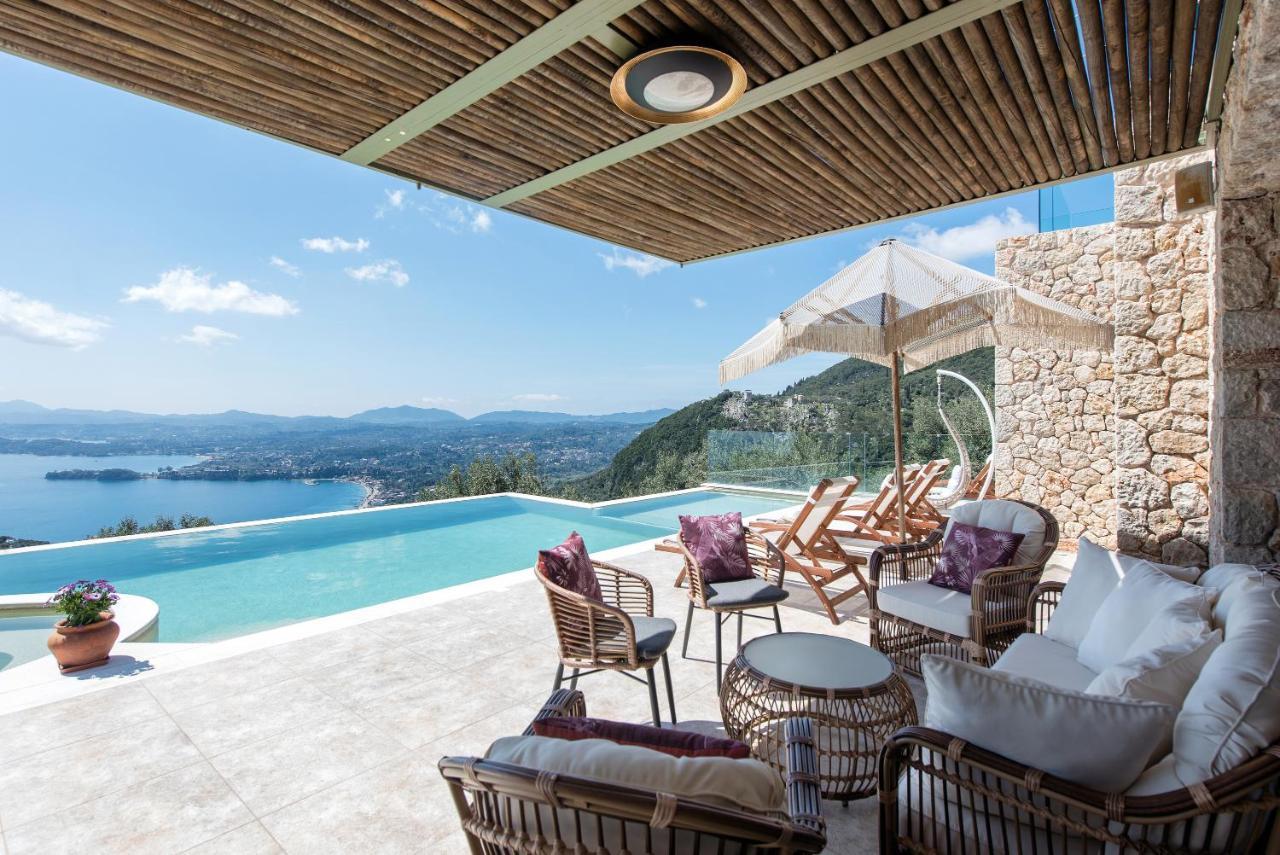 Summerwine Luxury Villa Sea View Private Pool Spartylas エクステリア 写真