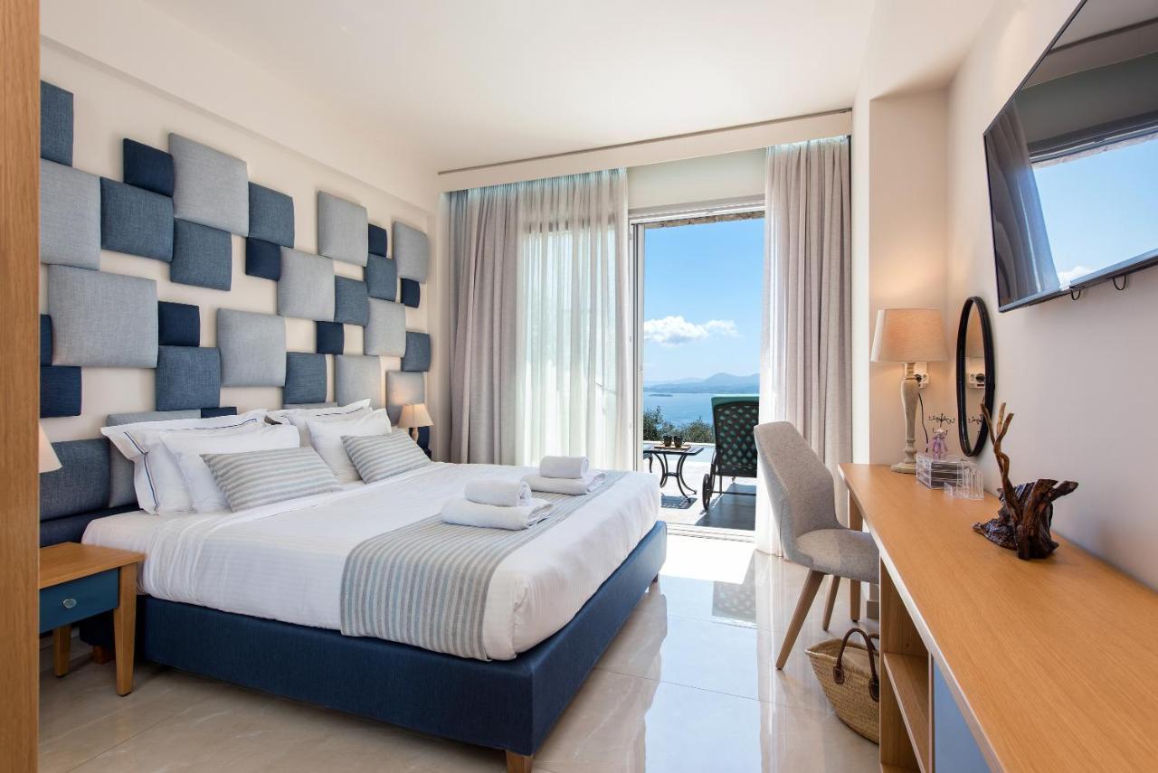 Summerwine Luxury Villa Sea View Private Pool Spartylas エクステリア 写真