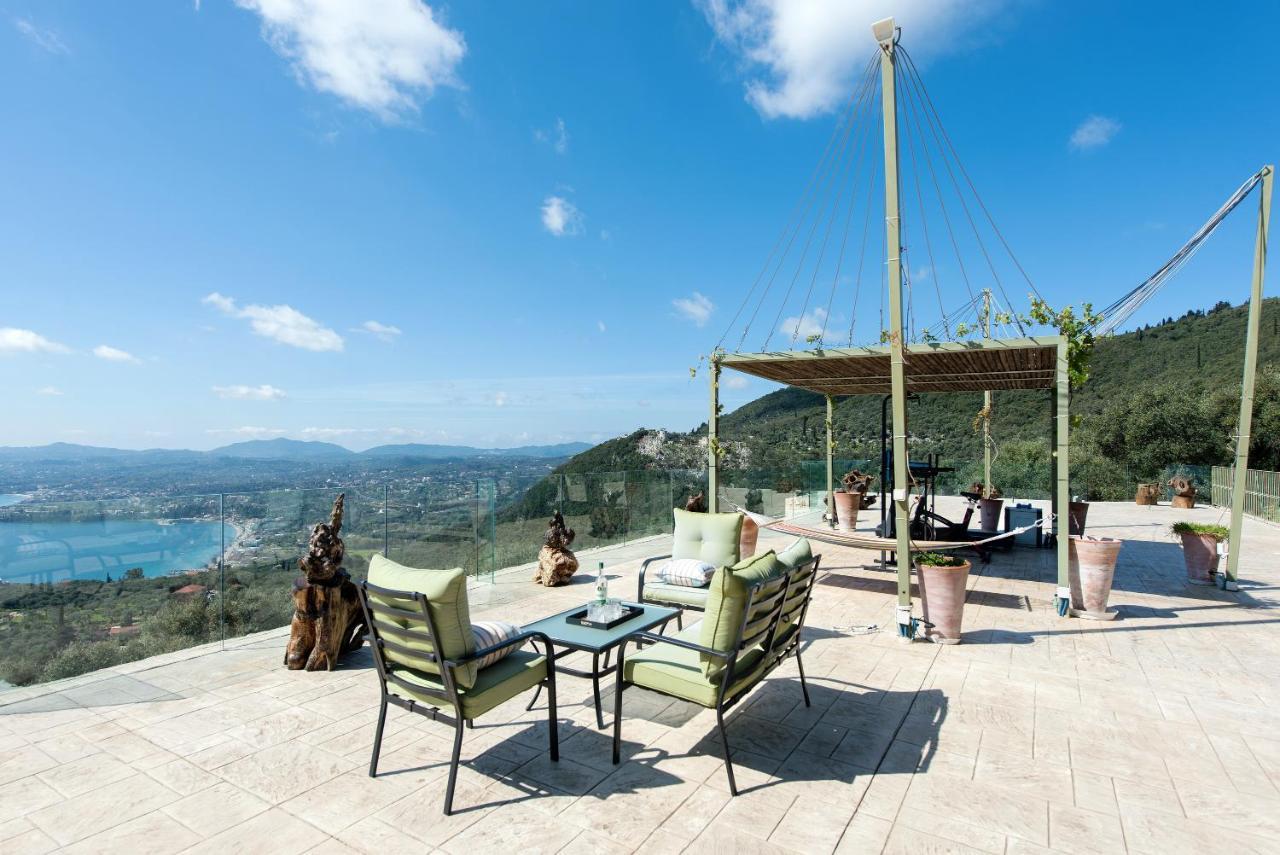 Summerwine Luxury Villa Sea View Private Pool Spartylas エクステリア 写真