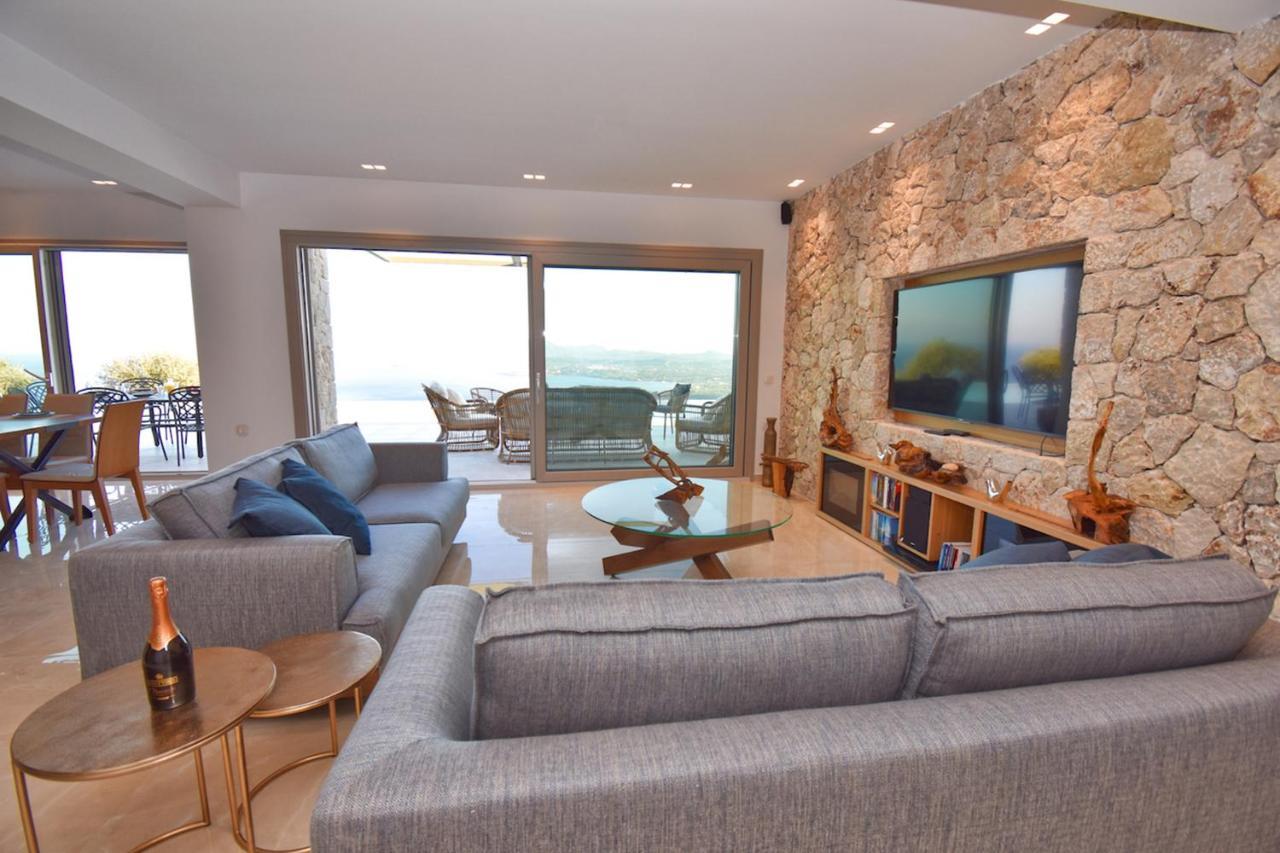 Summerwine Luxury Villa Sea View Private Pool Spartylas エクステリア 写真