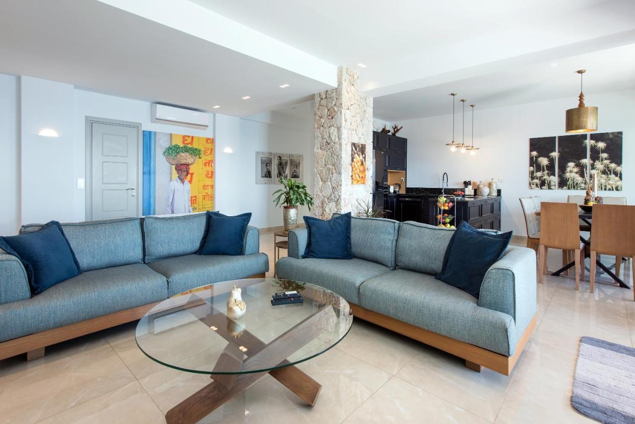 Summerwine Luxury Villa Sea View Private Pool Spartylas エクステリア 写真