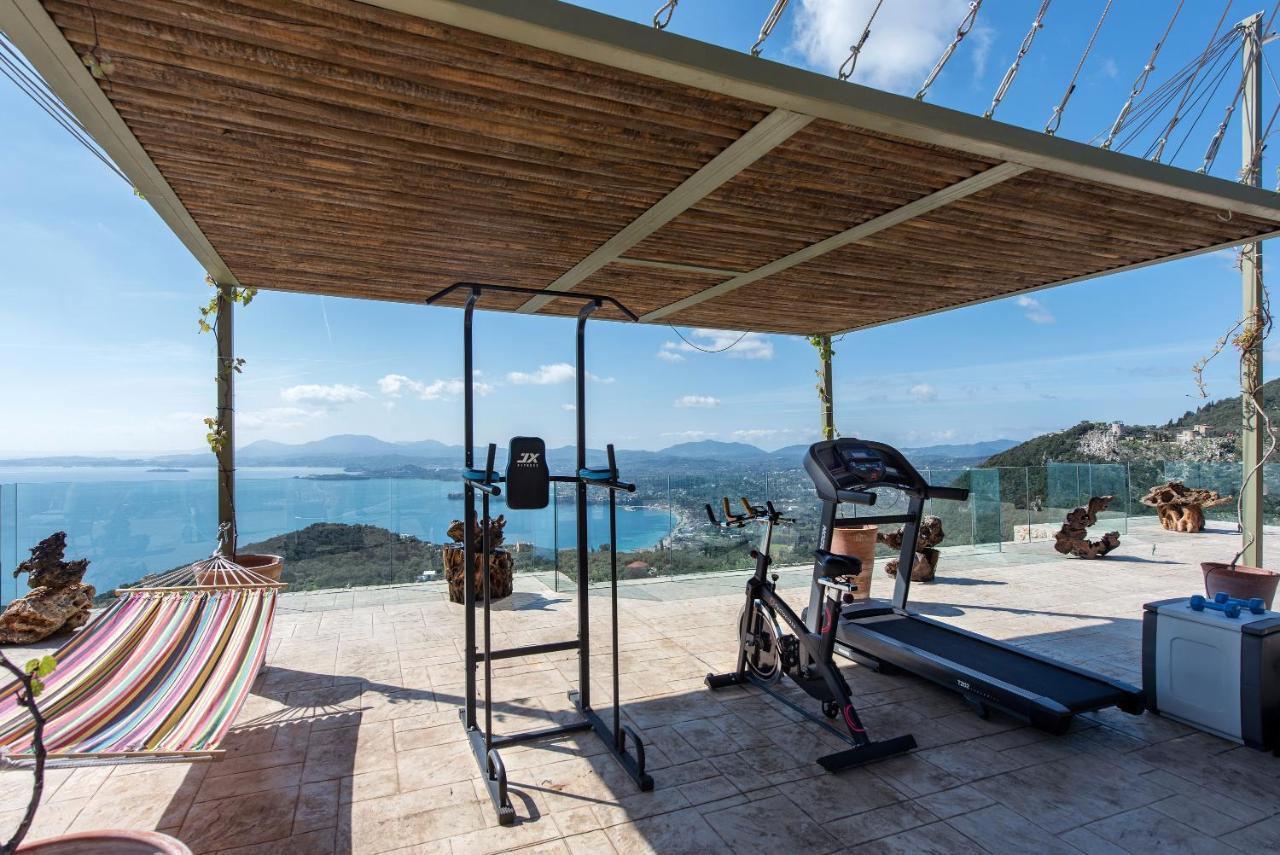Summerwine Luxury Villa Sea View Private Pool Spartylas エクステリア 写真