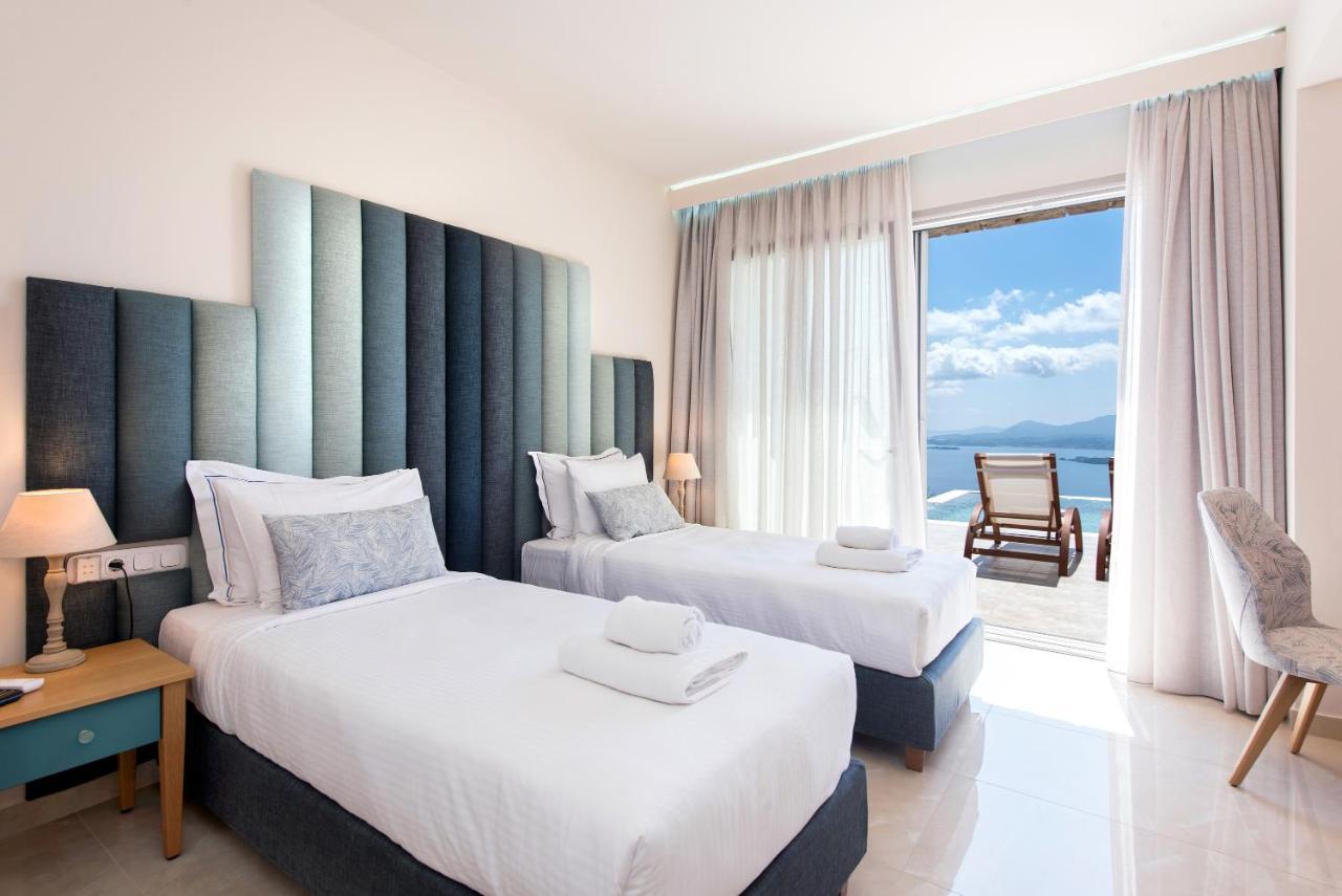 Summerwine Luxury Villa Sea View Private Pool Spartylas エクステリア 写真
