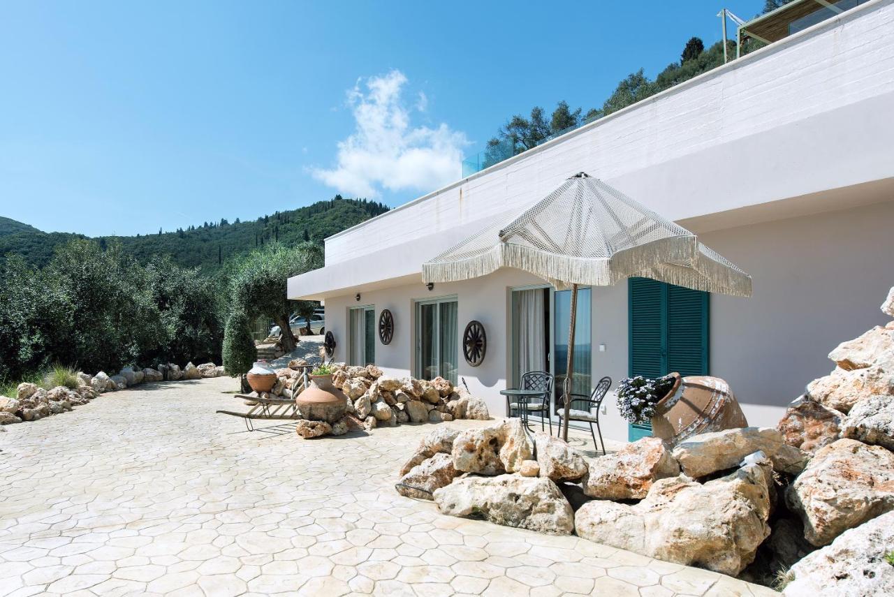 Summerwine Luxury Villa Sea View Private Pool Spartylas エクステリア 写真